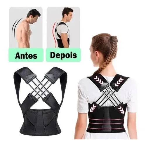 PostureMax Pro - Corretor Postural Unissex [COLUNA ALINHADA]