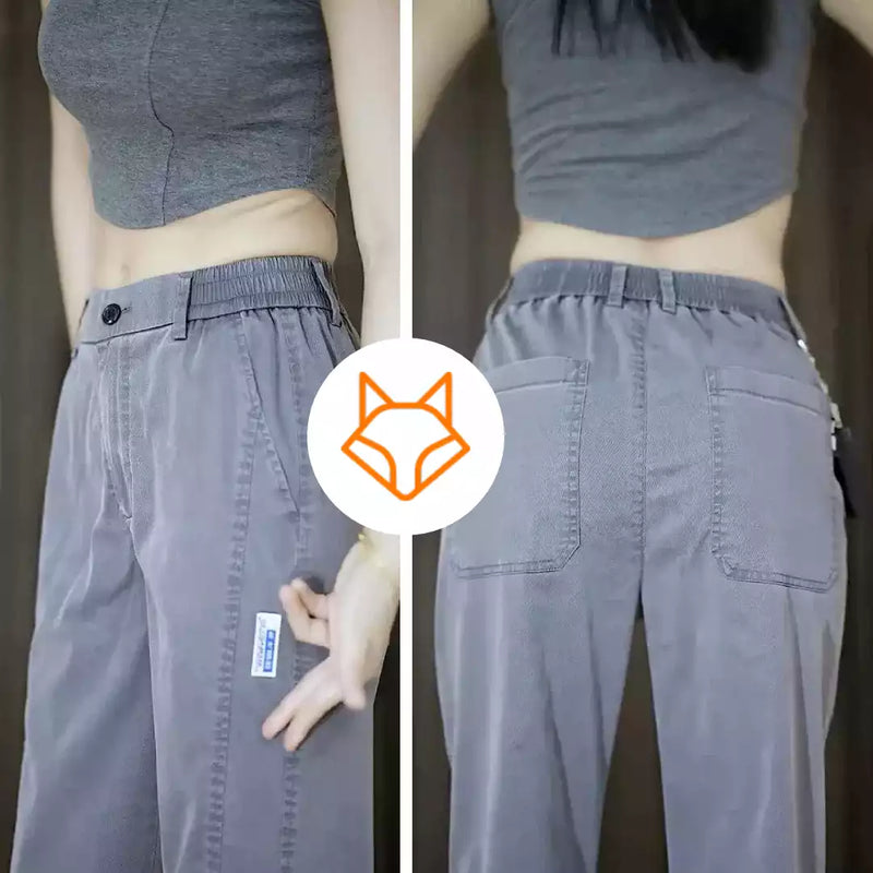 Calça Aurora Feminina em Malha de Seda Gelo e Poliéster [VOCÊ + ESTILOSA]