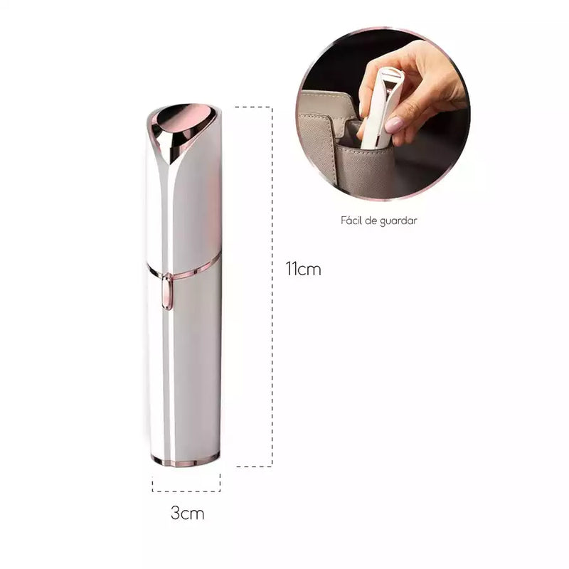 Depilador Facial Portátil Indolor - Formato de Batom
