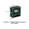 ProLevel™ – Medidor Magnético de Ângulo 4 Lados – Sua Garantia de Precisão Absoluta