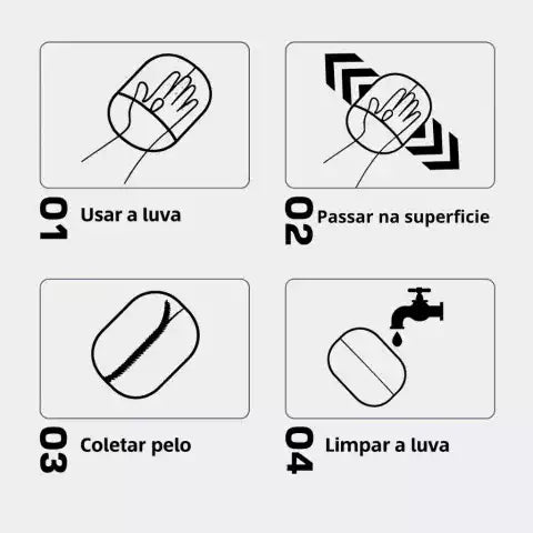 Limpet — Luva Eletrostática Removedora de Pelos para um Ambiente Livre de Pelos