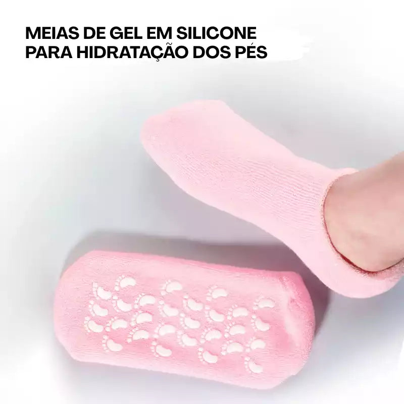 PediLiss™ – Meia Hidratante e Esfoliante – Pés lisos, suaves e renovados