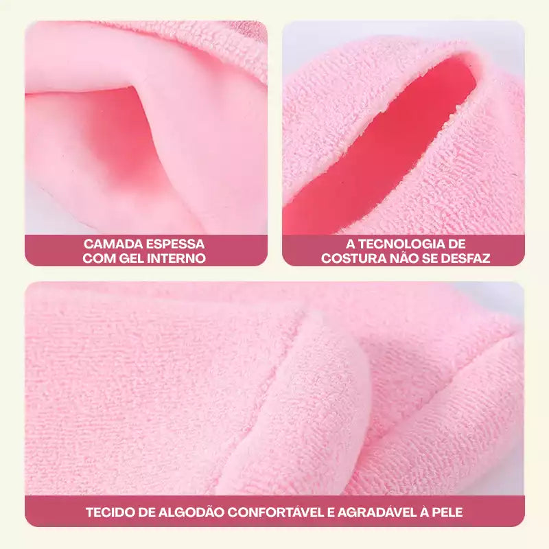 PediLiss™ – Meia Hidratante e Esfoliante – Pés lisos, suaves e renovados